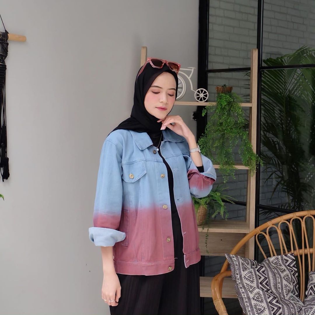 880+ Model Hijab Jaket Jeans HD