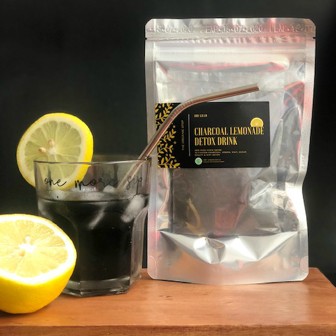 Theorganicstop Charcoal Lemonade Detox Drink Minuman Detox 100 Gram Lazada Indonesia